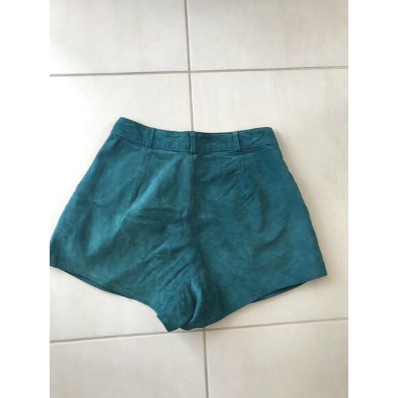 I Love H81 Forever 21 High Waist Suede Pleated Shorts FLAW - Picture 8 of 12
